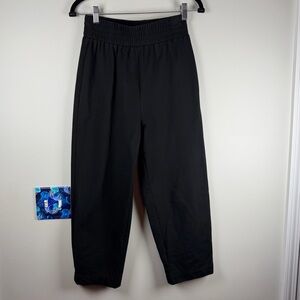 Grey Lab Black Elastic Waist Pull On Sweatshirts Pants Small Minimalist Lounge